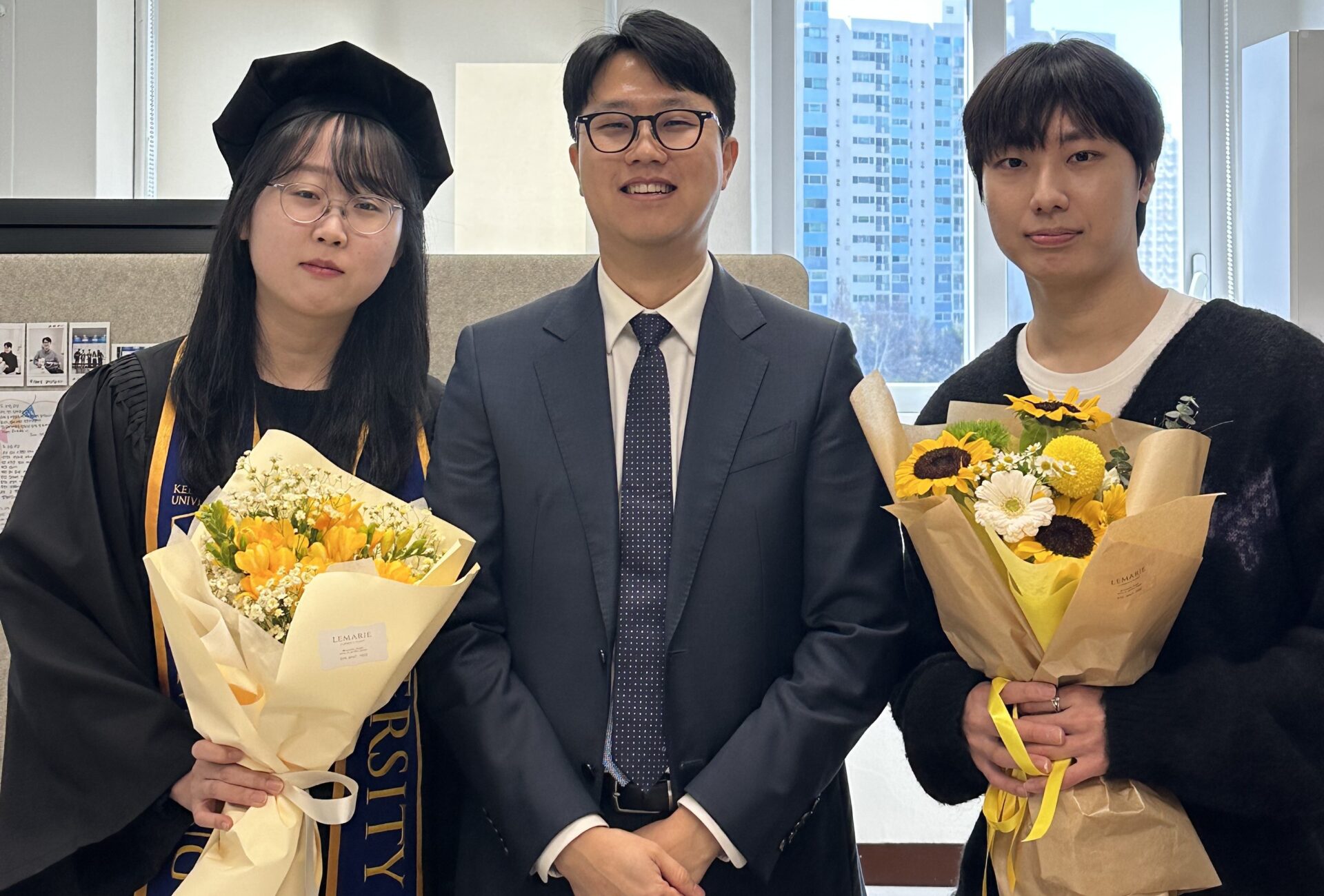 박소연·정호진 학생, 졸업